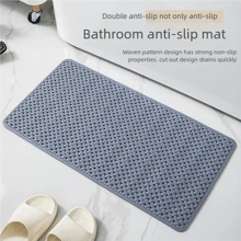 PVC rutschfeste Badezimmermatte, wasserdichte Duschvorlage, Heim-/Hotelbadezimmer/Toilettenfußmatte