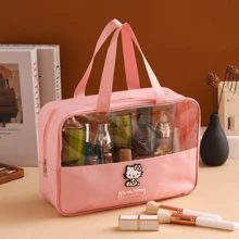 Sanrio 1 pièce Sac Sanrio portable et imperméable. Sac cosmétique, sac de toilette, sac de maquillage, sac de rangement pour les femmes, fournitures scolaires, pour le campus universitaire, les croisières, les plages, les vacances d'été