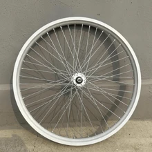 Local Delivery- 26 Inch X 1.85 Heavy Duty Bicycle Rear Wheel Rim 12 Gauge, Double Wall Aluminum Alloy 48 Spokes Wheel, 26" Bike Rear Rim 135mm (Silver) Disc Brake