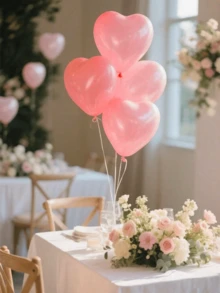 10/30/50 个 10 英寸白色心形乳胶气球，适用于生日派对、情人节、求婚、订婚、婚礼装饰、房间装饰、户外摄影道具