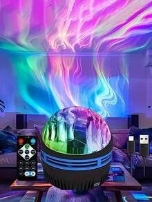 1pc RGB Disco Ball Light, Brings Parties To Life - USB Powered With 7 Modes Remote Control, Perfect For Home Room, Dance Party, Party, Karaoke, Wedding Decoration Lighting! - Multicolor - View 8