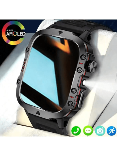 The New Men's And Women's Touch Screen Smart Watch Is Equipped With Multiple Sports Modes, Message Reminders, Call Reminders, Water Drinking Reminders, Remote Photography, Music Control, 180 MAh, And Is Also A Great Gift