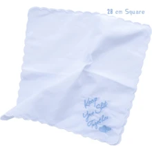 Local Delivery- Ladies Embroidery Cotton White Handkerchiefs Lace Wedding Hankies - Zw-12pcs - 查看 4