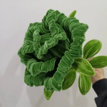 50/100/200/300/400/500支 軍綠色手工毛根管，軍綠色手工毛根管大包裝，軍綠色雪尼爾棒，毛絨棒手工用品，藝術毛根管，綠色毛根管，適用於DIY藝術手工項目與裝飾 - 軍綠色 - 查看 9