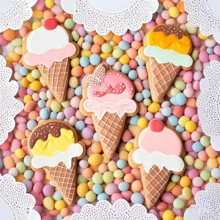 3pcs Summer Theme Cookie Cutter Set, Ice Cream, Drink Stainless Steel Cookie Cutters For DIY Baking, Cake Decorating, Suitable For Kitchen, Kids, Holidays, Back To School, Weddings & Parties - Silver - View 5