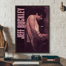 1pc Jeff Buckley Singer Poster, High Definition Art Sticker For Wall, Waterproof For Home, Living Room, Bedroom, Bar, Aesthetic Decor, Frameless