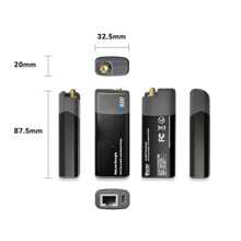 Dongle Wi-Fi HaLow Heltec 915 MHz Puente de red inalámbrico con rango de transmisión de 1 km IEEE 802.11ah Jumper Ethernet inalámbrico