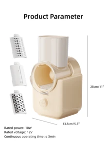 HYUNDAI Automatic Vegetable Chopper, Comes With 3 Interchangeable Blade Sets For Slicing, Dicing Potatoes, Onions, Cabbages, And More