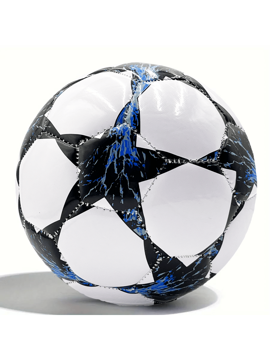 1 Peça Bola de Futebol Estilo Pentagrama Nº 2, Adequado para Treinamento e Entretenimento Ao Ar Livre, Quintal, Parque e Chute na Praia, Bola de Futebol Durável para Presente