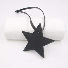 Personalized PU Leather Five-Pointed Star Bag Charms, Initial Five-Pointed Star PU Leather Suitcase Pendants, Bag Ornaments, Car Pendants, Decorative Bag Charms, Keychains, Suitable Gifts For Girlfriends, Bridesmaid Gifts, Wedding Accessories, Birthday Gifts, Classmate Gifts, Mother's Day Gifts, Couple Charms.