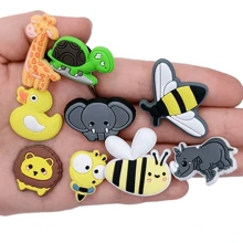 Fun & Creative! 20/30/50PCS Cartoon Animal Shoe Decorations Cartoon Animal Decor Set For Creative Fun