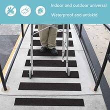 2 Inch X 16.4 Ft Anti-Slip Glow-In-The-Dark Tape, Reduces Slip Risk On Indoor/Outdoor Stair Treads And Other Smooth Surfaces - Matte Black - View 4