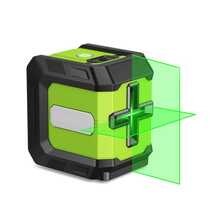 Nivel Láser de Rayo Verde Autonivelante de 360° con 2 Baterías, Nivel de 2 Líneas con Bolsa de Tela y Trípode de Serie Mini Nivel de 2 Líneas Portátil Lanzador de Líneas Láser de Luz Verde Instrumentos de Nivelación de Agua de Alta Precisión - Verde - Ver 1