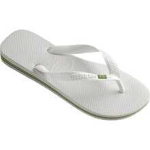 Havaianas Flag Flip Flops Brazil Sandal Men Women - White - View 2