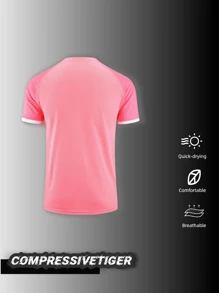 Camiseta deportiva personalizada de manga corta para hombres: logotipo personalizado, impresión de nombre y número, de secado rápido y transpirable para fútbol, fútbol americano, voleibol, bádminton, entrenamiento de primavera y verano