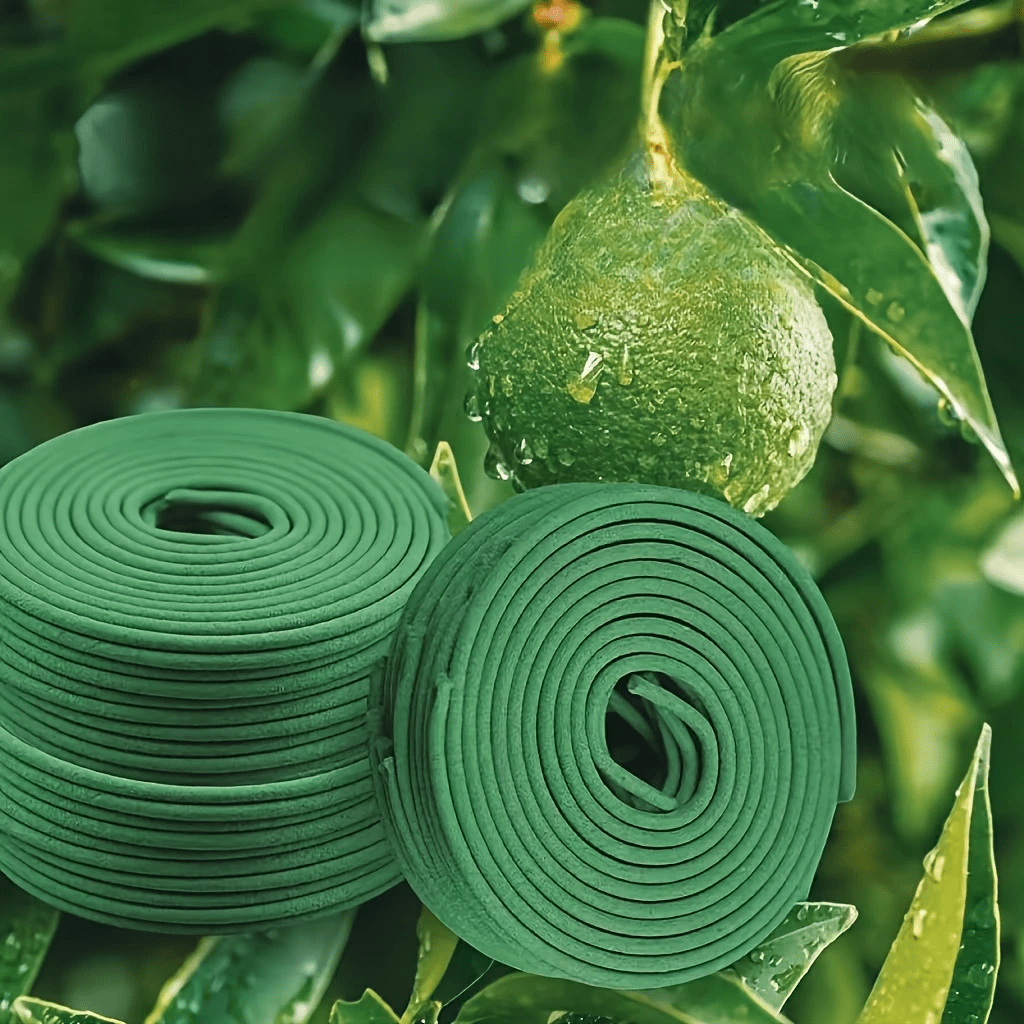 48pcs Lemongrass Spiral Incense, Natural Lemongrass Fragrance, Suitable For Household Air Freshening, Pool Side, Garden, Patio, Deck, Camping And Hiking, Ideal For Meditation And Stress Relief