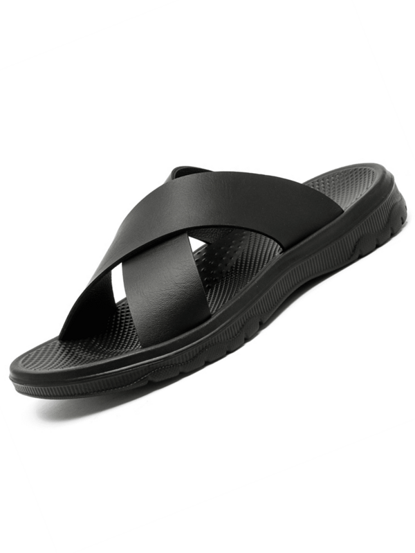 Pantuflas casuales de verano para hombres, suela de EVA transpirable y antideslizante, para uso interior y exterior, tallas grandes del 38 al 47