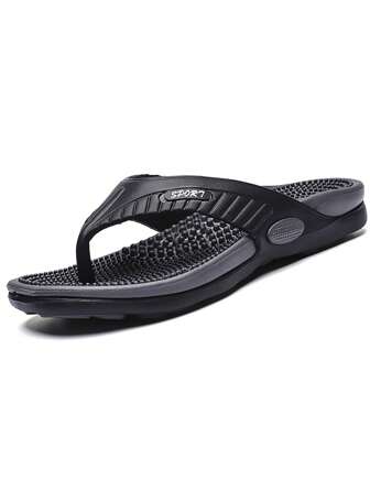 ﻿1 Pair Men's Lightweight Fashion Comfortable Breathable Massage Clogs Hollowed Indoor Out Anti Slip Garden Shoes Men Mesh Summer Sandals For Men's Casual Outdoors Non-Slip Thick Sole Beach Flip Flops Men Slippers Slides