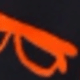 Negro y naranja