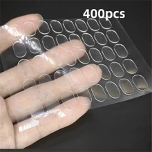 400 pièces de patch acrylique, adhésif double face transparent, anti-salissure, adhésif de fixation transparent pour graphiques et artisanat, fournitures scolaires, rentrée scolaire