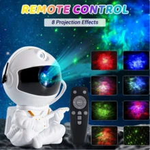 1pc LED Star Projector With Different Galaxy Modes, Remote Controlled Astronaut Projector Light, Galaxy Projector For Bedroom, Galaxy Night Light, Room Decor, Party - Multicolor - View 4