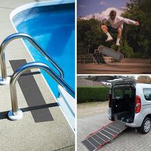 2 Inch X 16.4 Ft Anti-Slip Glow-In-The-Dark Tape, Reduces Slip Risk On Indoor/Outdoor Stair Treads And Other Smooth Surfaces - Matte Black - View 3