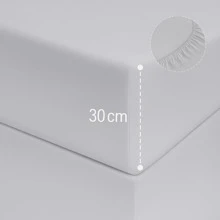 Conjunto de lençóis 3/4 - Microfibra de poliéster escovada - Inclui lençol com elástico, lençol de cima e fronha de 50 x 75 cm.