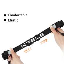 WRELS 1pc Marathon Belt Race Number Band - Lightweight, Free, Convenient, Adjustable Size And Reflective Design - No Pressure For Running At Night, Suitable For Running, Cycling, Triathlon, Marathon