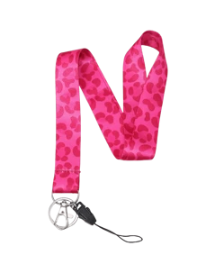 1pc Pink Leopard Print Teacher Lanyard For ID Badge Holder, Phone, Keys, With Key Ring, Great Gift For Women, Teachers, Students, Staff - New & Old Versions Sent Randomly School Car Accessories Cute Goth Y2k