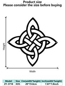 Vintage Celtic Witch Knot Metal Wall Art - Iron Decor For Kitchen, Coffee Area, Living Room & Office, Rustic Wall Decor|Decorative Metal Art| Metal Artwork, Metal Wall Art Decor, For Halloween