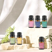 6pcs Aromatherapy Oil Set, Jasmine, Cherry Blossom, Lily, Lemon And Other Flavors, Suitable For Diffusers Humidifiers Can Be Handmade DIY, Air Freshening Fragrance Retention, The Best Gift For Family And Friends Loved Ones, Father's Day Gift