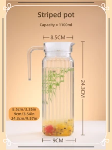 翻盖水瓶，透明亚克力果汁壶，透明饮料容器 - 适用于水、冰茶、柠檬水、果汁、饮料、牛奶、冷泡茶，果汁容器水瓶，透明窄口饮料水瓶，是户外野餐、海滩度假等的理想选择。 - 彩色 - 查看 11