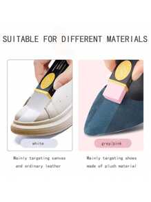 1/2 Set Velvet Shoe Cleaner Rubber Eraser - Non-Electric Stain Remover For Sneakers, Clothing, Glass, Walls, Floors, And Furniture - Multi-Functional Dry Cleaning Wiping Tool For Gentle Fabric Care.
