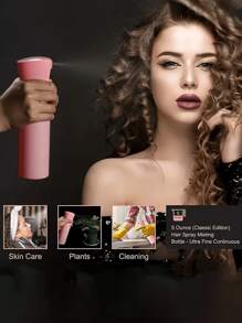 5pcs/Set Unisex Fashionable Mini High Pressure Continuous Spray Bottle, Fine Mist Hydrating Spray Bottle, Travel Cosmetic Sprayer, 8-Claw Massage Brush, Multi-Function Curling Hair Brush, Hair Styling, Hair Stuff, Comb Hair ,Hair Accessories, Hair Styling Kit, Hair Tool Kit, Hairstyling Set