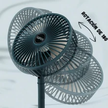 FS-0004,Ventilador de Mesa Recargable 3 Velocidades Ajustables,Plegable, Port¡til, Cable Usb, Escritorio, Mesa,Moderno,Sin Ruido, De Oficina,Con cable USB o Pilas,Cabezal Oscilante para Flujo de Aire Ajustable, Refrescantey Cómodo, flujo de aire fuerte para oficina, escritorio,dormitorio estudiantil,montado enescritorio/pared,ventilador mini portÃ¡til para elhogar,dormitorios de estudiantes,cama,uso sobre la mesa - Verde militar - Ver 3