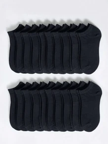 6 Pairs/Set Women's Casual Versatile Solid Color Ankle Socks