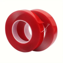 1pc Super Strong Double Sided Adhesive Tape, Washable Reusable Waterproof Transparent Double Tape, Suit For Kitchen Bathroom Supplies