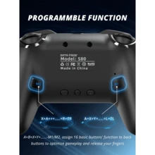 DATA FROG Wireless Controller Compatible With Switch OLED/Lite Console Pro Gamepad With 1000 Mah Battery Programmable Turbo Function