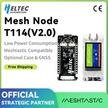 Nuevo rastreador Meshtastic Heltec T114 V2 de Heltec, 863-928 MHz, Nordic NRF52840 SX1262, LoRaWAN LoRa, placa de desarrollo Arduino con posicionamiento, Bluetooth de bajo consumo, WiFi, 60g