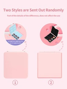 1 Pc Cherry, Pink Bow Pattern Protective Case/Game Card Box/Card Slot Base/Dust Cover Compatible With Switch2(2025)/Switch OLED/NS/Lite Console, Compatible With Detachable Left And Right Joycon Grip, Compatible With Switch Player As Best Gift - Multicolor - View 10