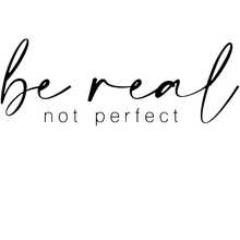 1/2 件“Be Real Not Perfect”白色乙烯基熨烫转印贴片，适用于 T 恤和 DIY 工艺品 - 耐用时尚熨烫贴片，适用于服装、枕头等 - 多色 - 查看 8