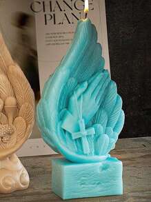 3D Hand und Flügel Kerze Silikon Form - einzigartiger Gebetshaltung Form, geeignet für die Herstellung von handgefertigten Kunstwerken, duftenden Kerzen, Gipshandwerkskunst, als Inneneinrichtung Dekoration geeignet, repräsentiert den heiligen Glauben und ein ausgezeichnetes Geschenk für Feiertage.
