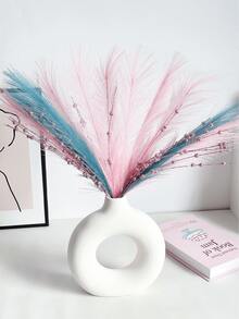 14PCS/1Set Artificial Pampas Grass Bouquet Boho Faux Reed With Mini Acorns Fake Oak Nut Plants For Wedding Decoration, Valentine'S Day Decor, Birthday Decor, Anniversary Decor, Home Decor,Table Decor,Bedroom And Bathroom Room Decor,Desk Decor,Room Decoration Stuff,Autumn Decor,Fall Autumn Decor ,Table Decor,Plant Pot Decor