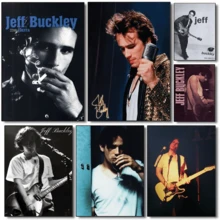 1pc Jeff Buckley Singer Poster, High Definition Art Sticker For Wall, Waterproof For Home, Living Room, Bedroom, Bar, Aesthetic Decor, Frameless