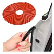 Protector Presion Borde Puerta Auto Sello Hule Moldura Segura Anti Golpes Rayones Vmingo Mexico - Rojo - Ver 1