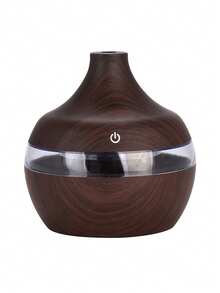 USB Touch Activated Wood Grain 300ml Humidifier Home 7-Color Ambient Light - Adding Comfort And Fashion To Your Home