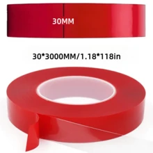 1pc Super Strong Double Sided Adhesive Tape, Washable Reusable Waterproof Transparent Double Tape, Suit For Kitchen Bathroom Supplies