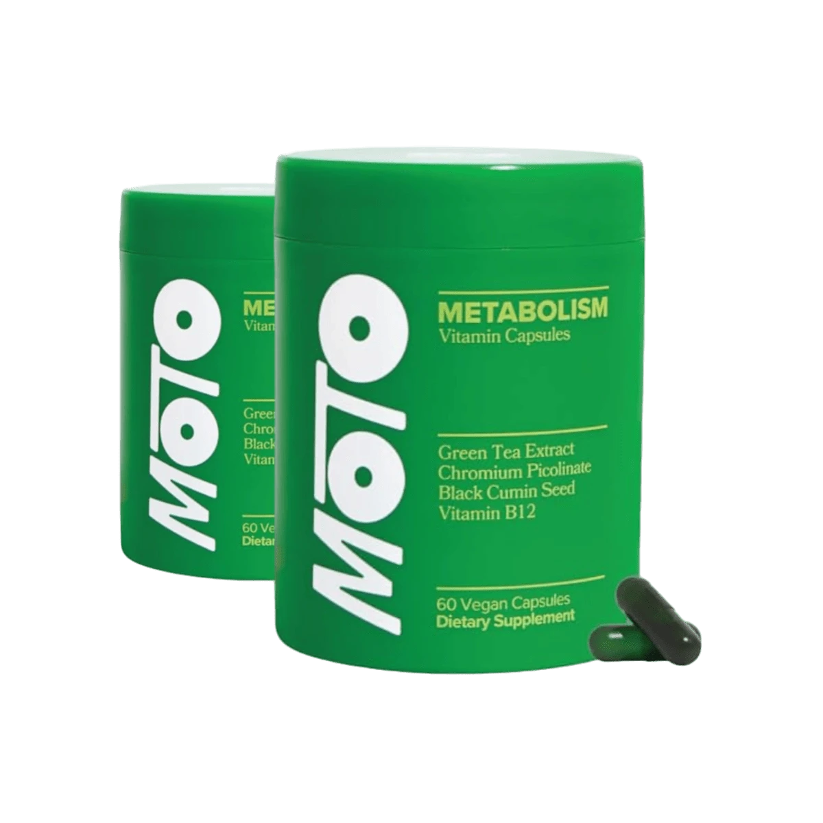 Moto Women's Metabolism Support | Energy Boost, Craving Control & Fat Metabolism | Vegan Capsules | 30 Servings - 2 件裝 - 查看 1