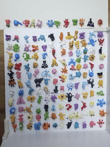 10/24 件  2-4 厘米口袋妖怪模型、 毛绒玩具、Pokeball 装饰、万圣节和圣诞节礼物（随机搭配） - 彩色 - 查看 11