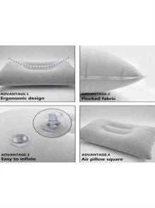 1pc Outdoor Extra Large Thick Portable Inflatable Pillow